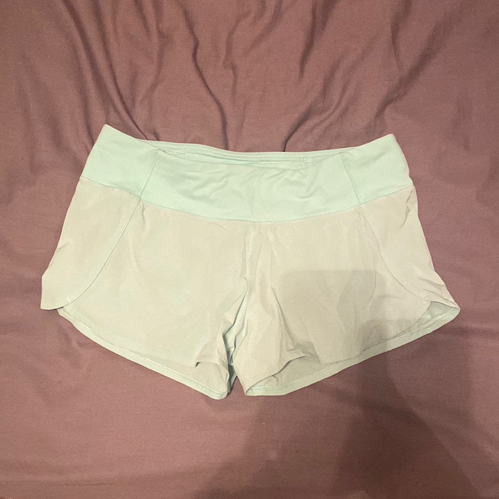 Mint Green Lululemon Shorts